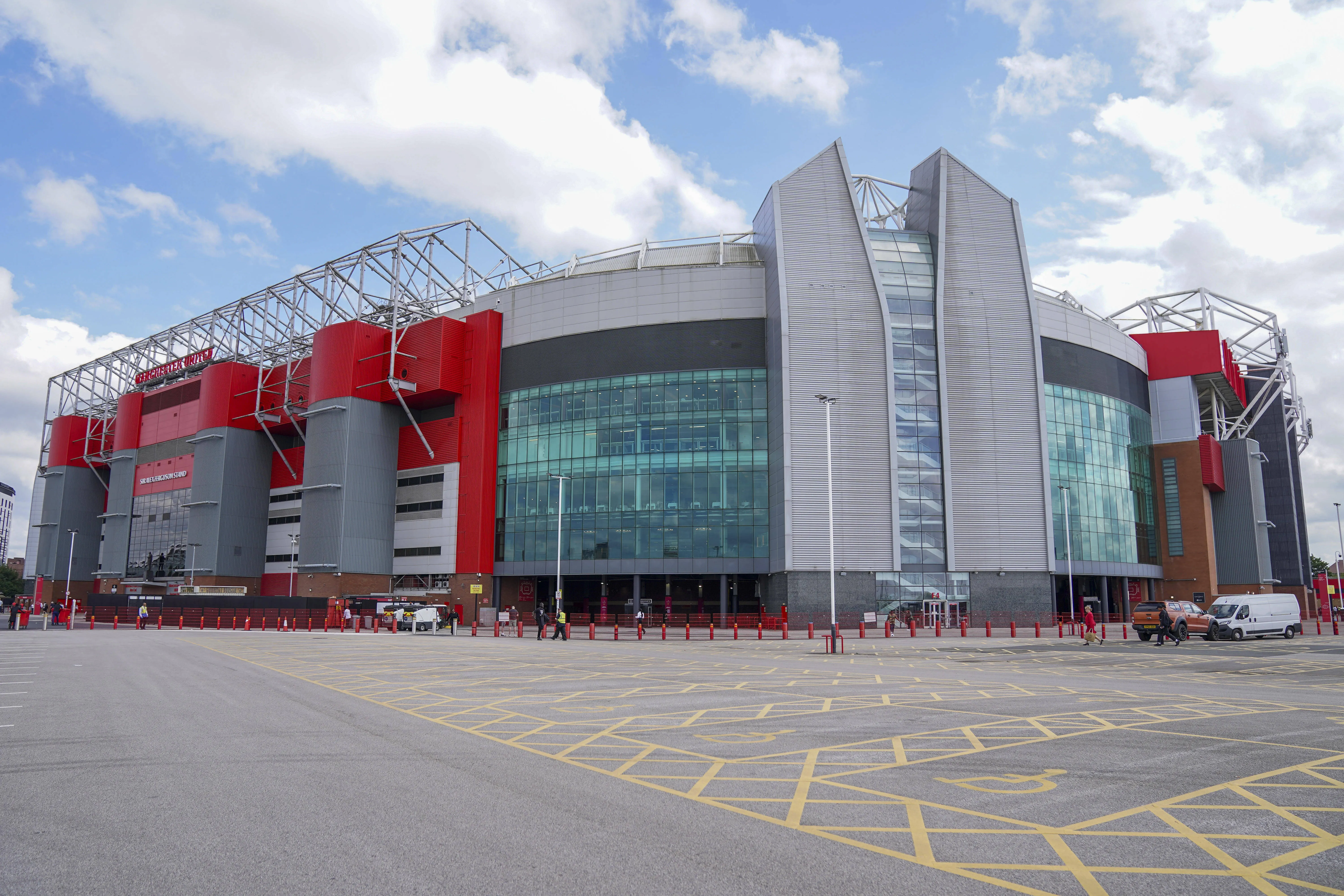 View outside Old Trafford 