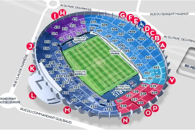 parc des princes seating plan