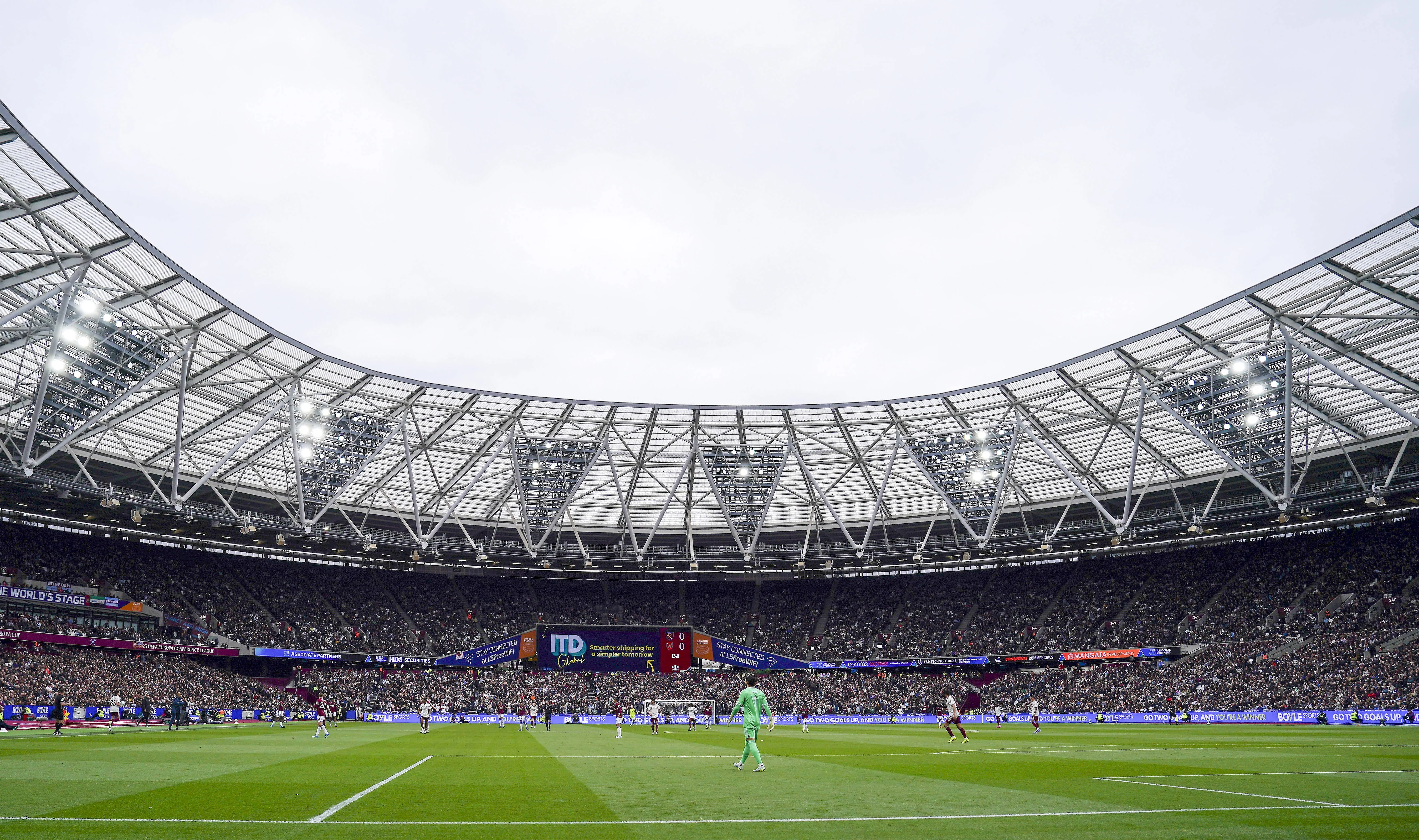 Police arrest four after ugly scenes and steward assault during Arsenal win at London Stadium