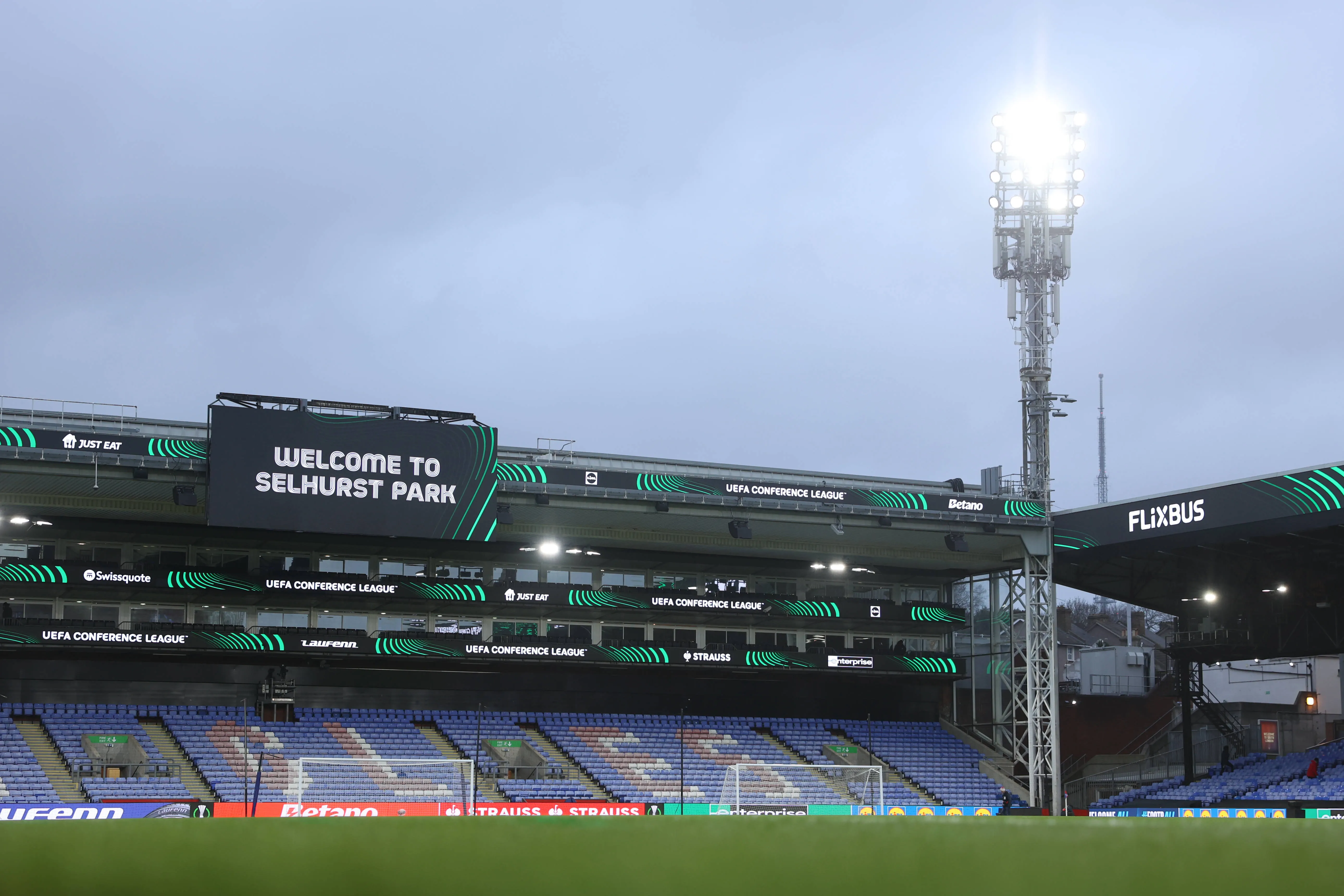 View inside Selhurst Park 