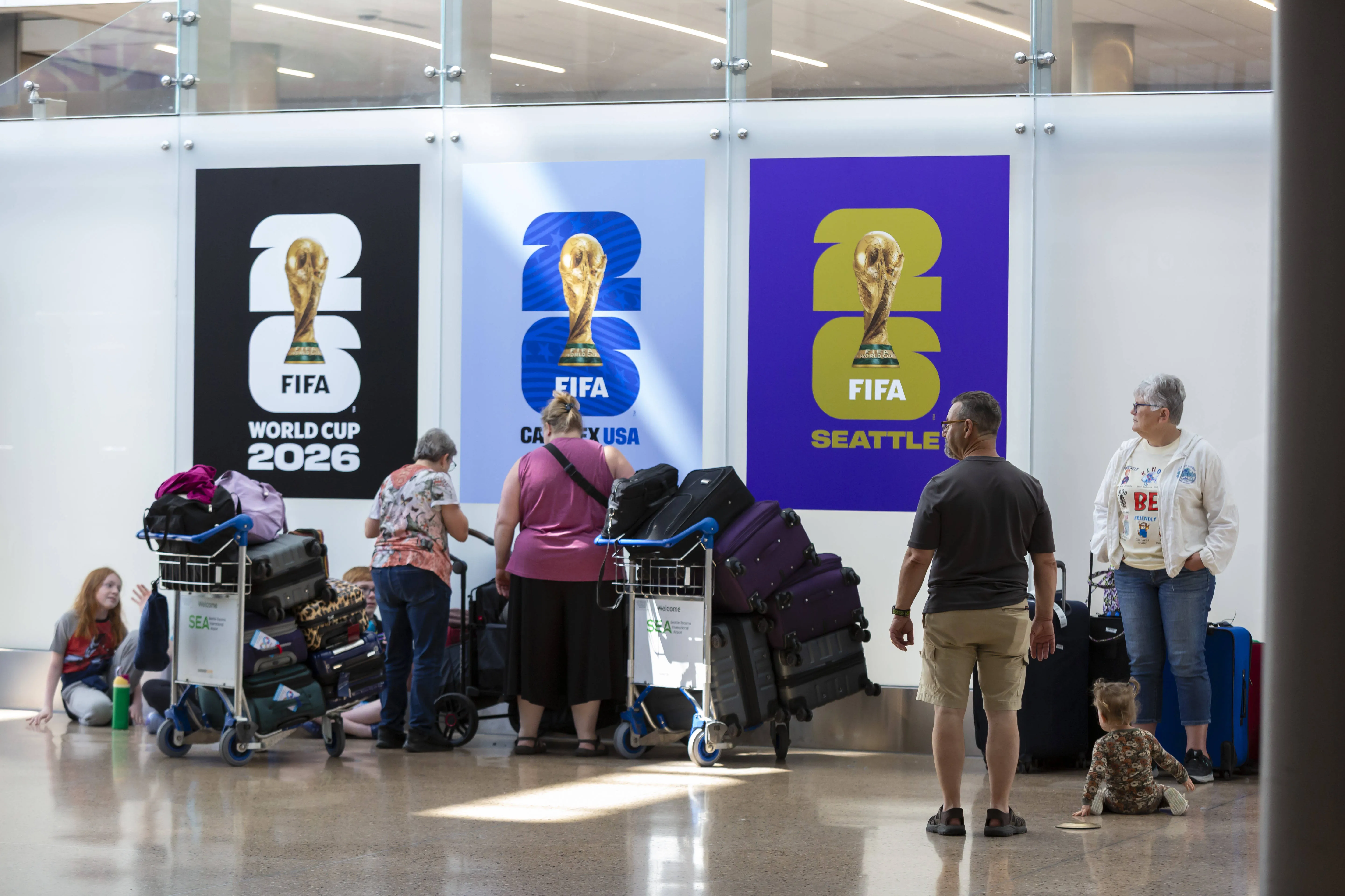 Banned fans are likely to be stopped at the US border 