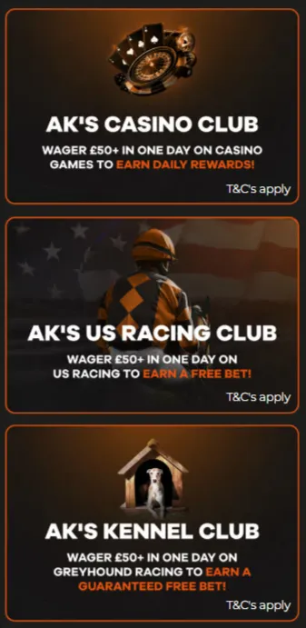 Promotions for existing customers