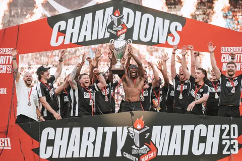 How much money did the Sidemen Charity match raise?