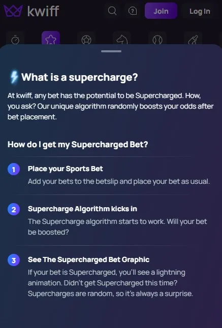 kwiff supercharged odds explained