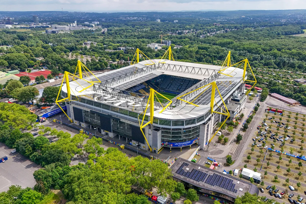 Celtic fans in Dortmund