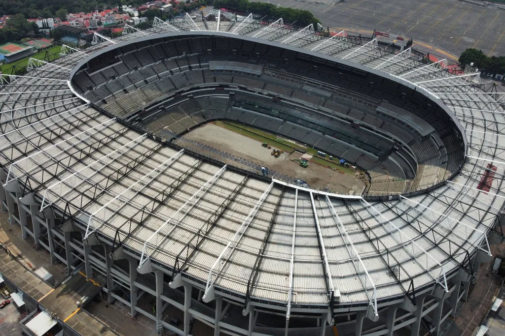 General View of The Estadio Azteca On The Way To the 2026 FIFA World Cup