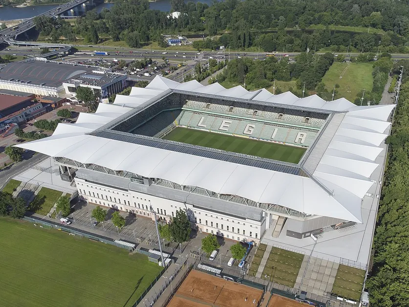 Legia Warsaw Stadium aerial 2022