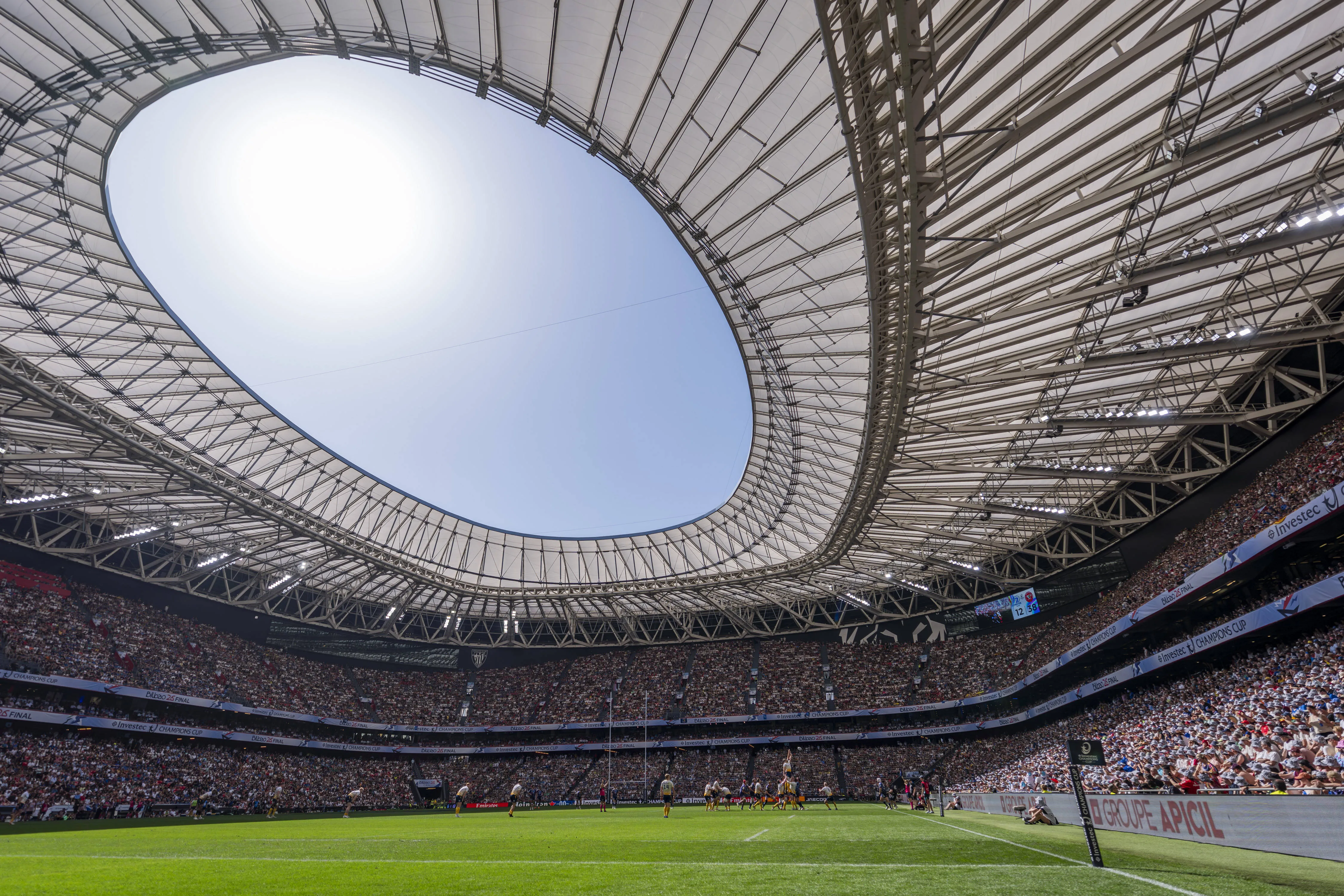 View inside San Mames Stadium during Investec Champions Cup Final