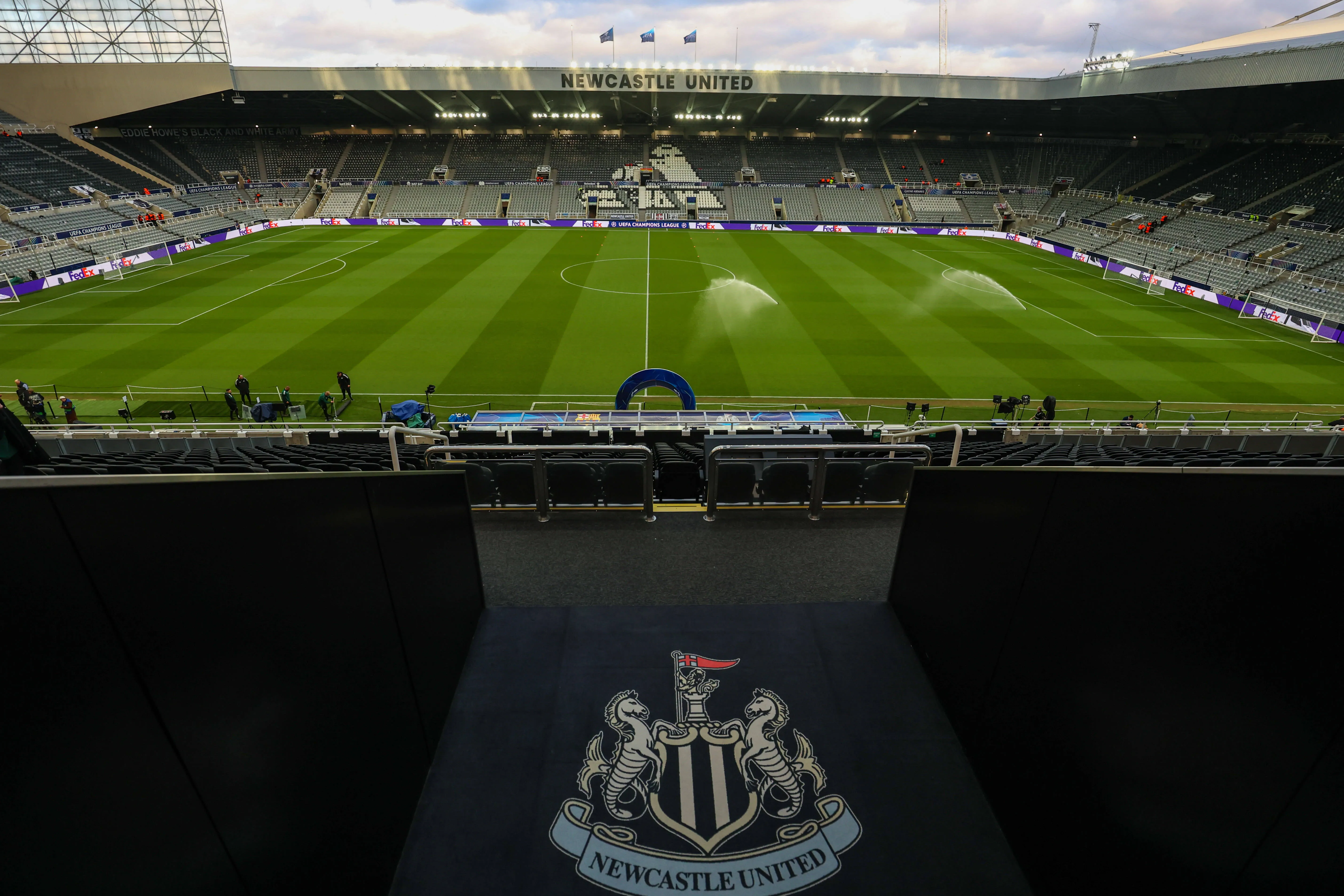 View inside St. James' Park