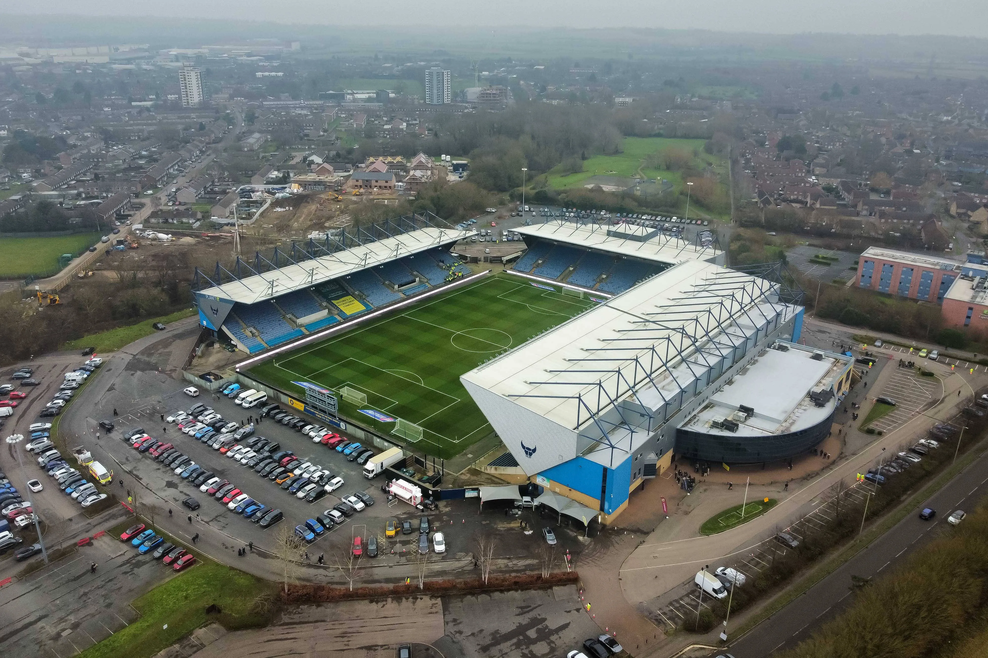 Oxford United's current home, the Kassam Stadium