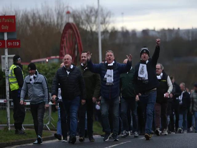 Newcastle fans travel to stadium of light