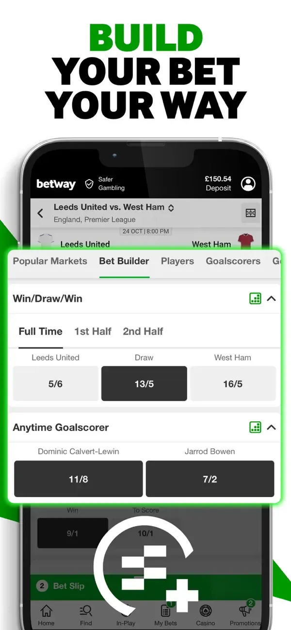 betway app review: bet builder feature