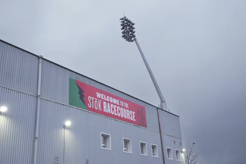 Huge progress on Wrexham&rsquo;s new Kop Stand as giant towers take shape and steelwork accelerates