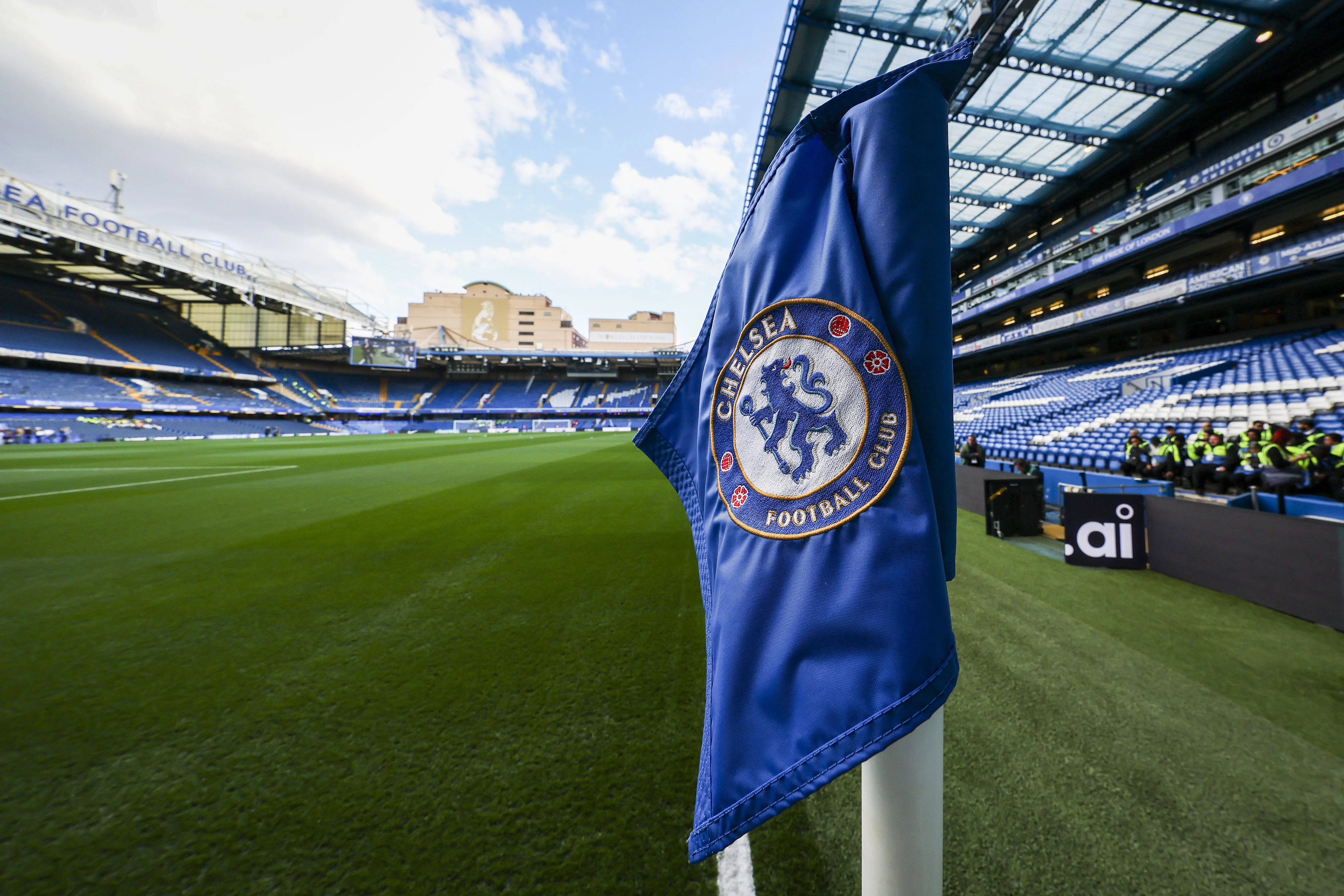 View inside Stamford Bridge, London 