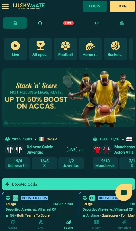 luckymate sportsbook overview