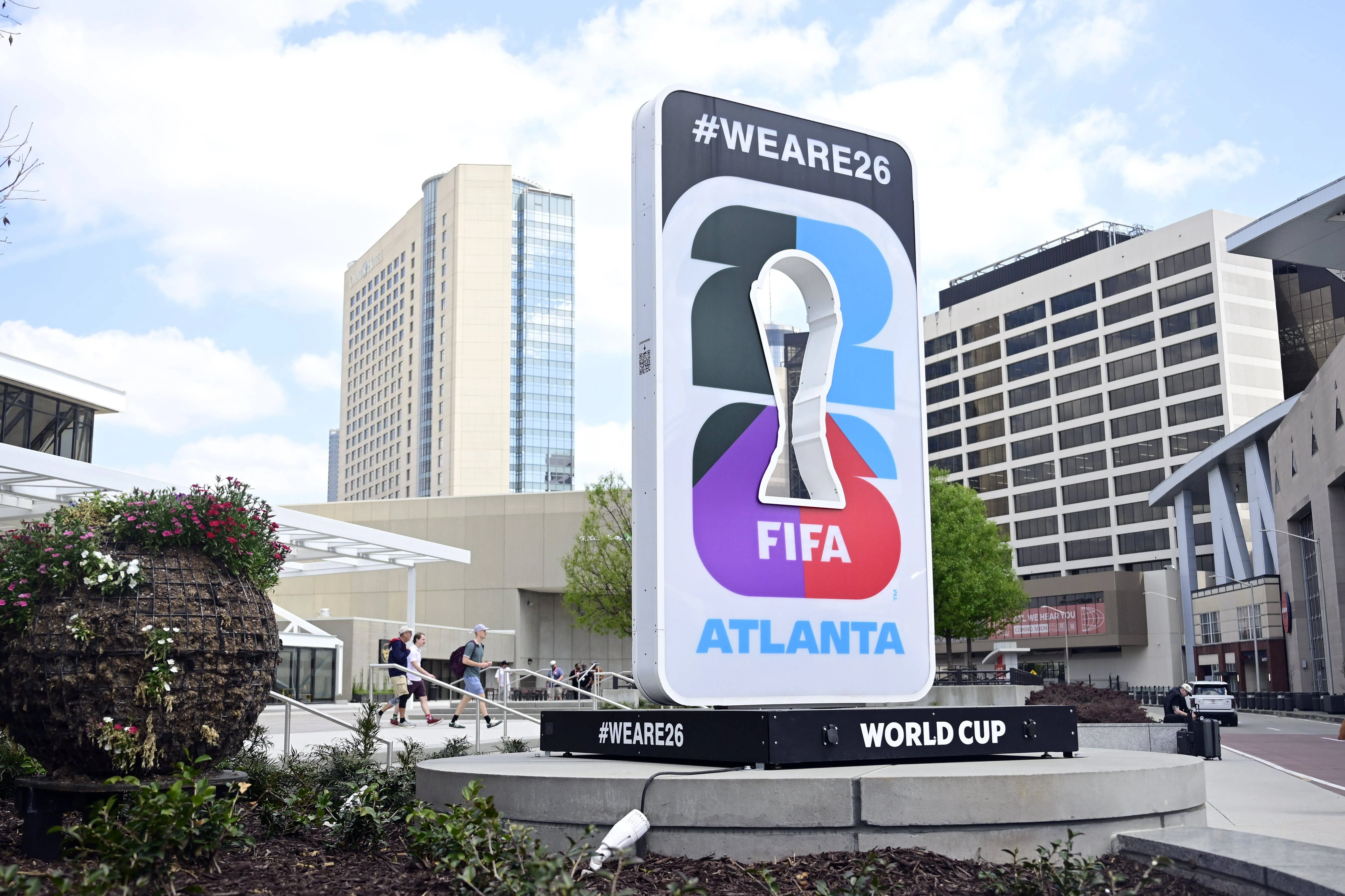 2026 World Cup sign in Atlanta