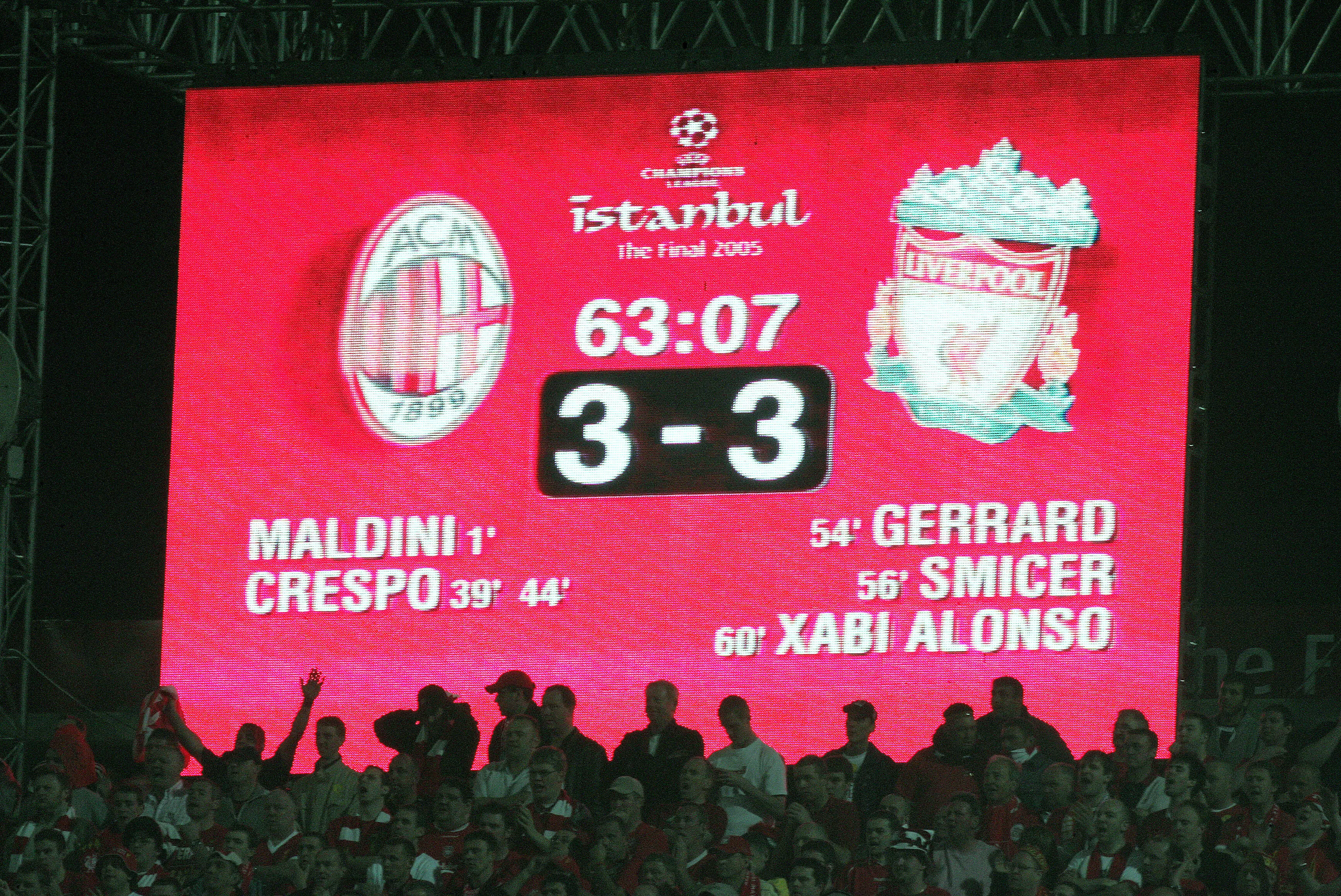 Ataturk Stadium played host to one of football's most memorable comebacks in history