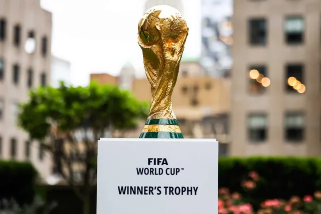 The FIFA World Cup trophy