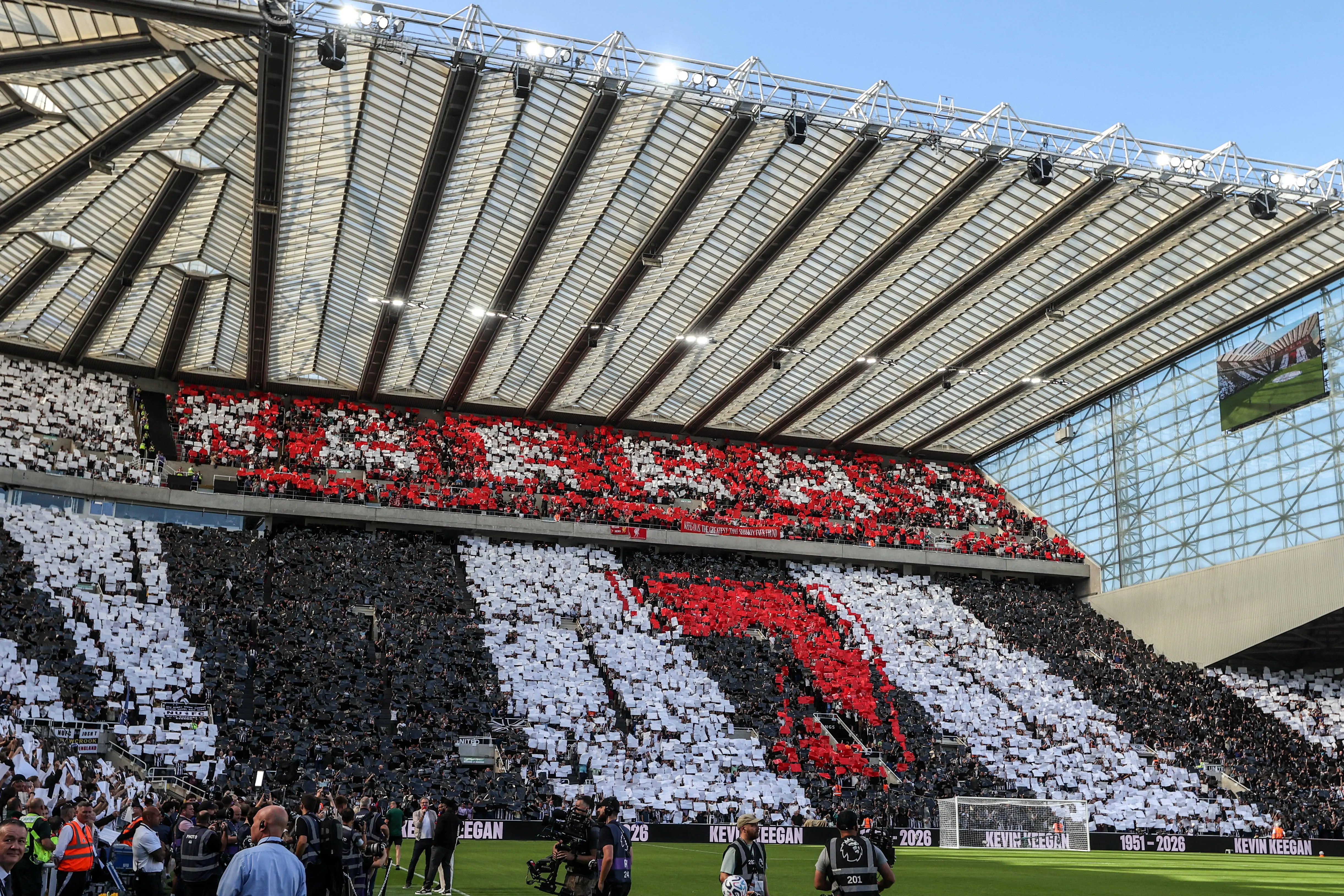 Newcastle and Liverpool fans recently united at St James' Park to honour Kevin Keegan after his sad passing