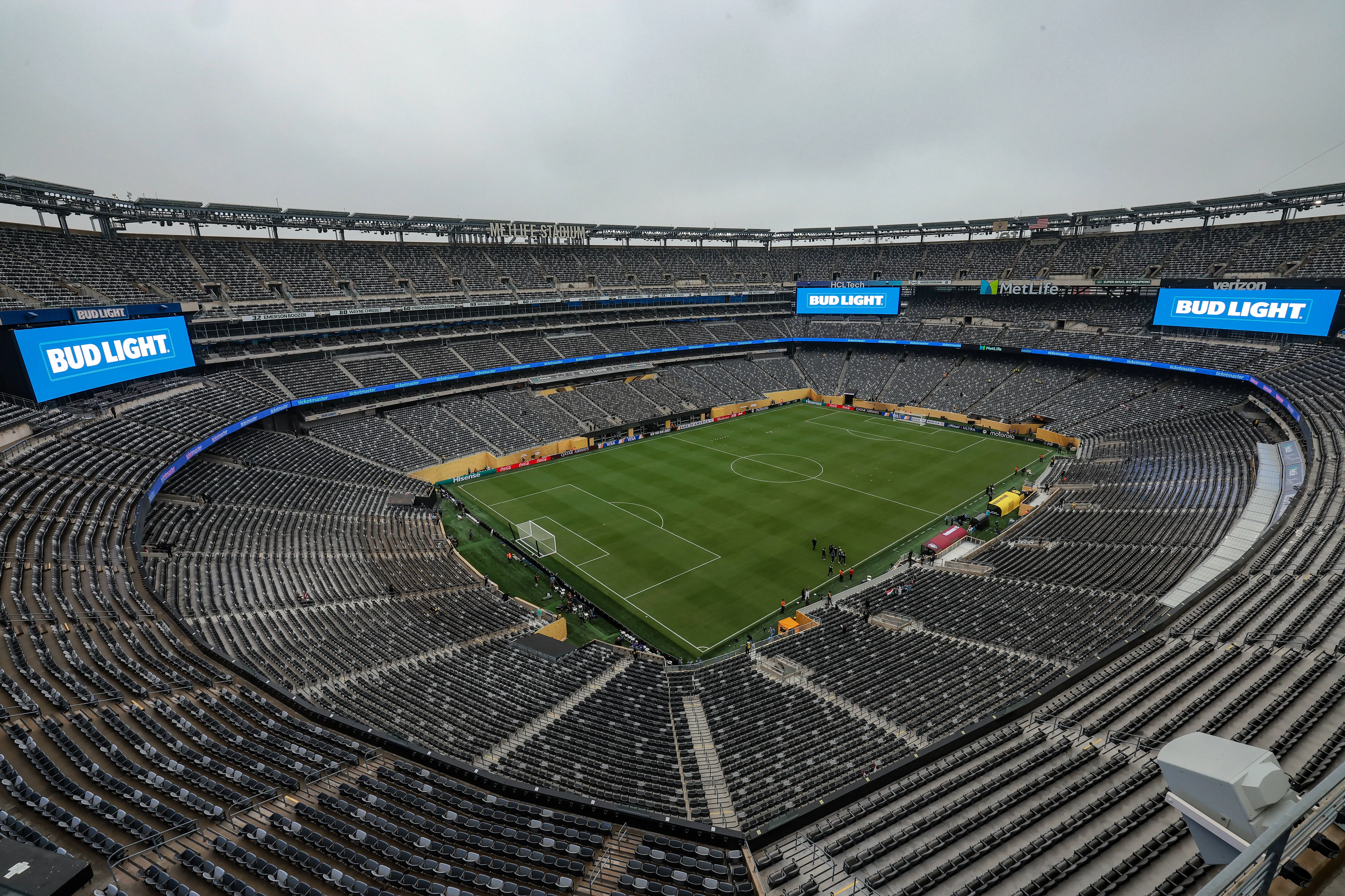 View inside MetLife Stadium