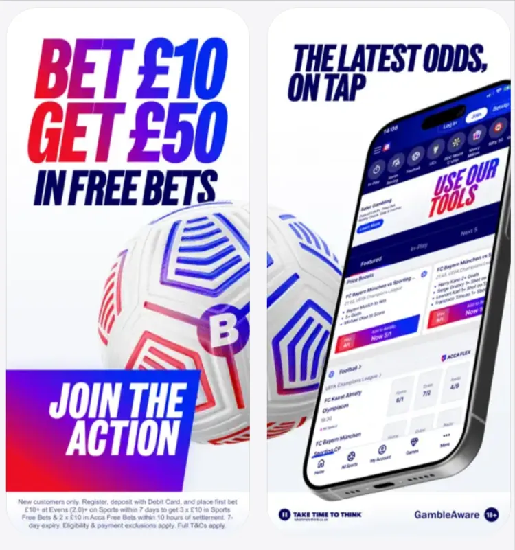 Betfred welcome offer and other bonuses: Get &pound;50 free bets on the app