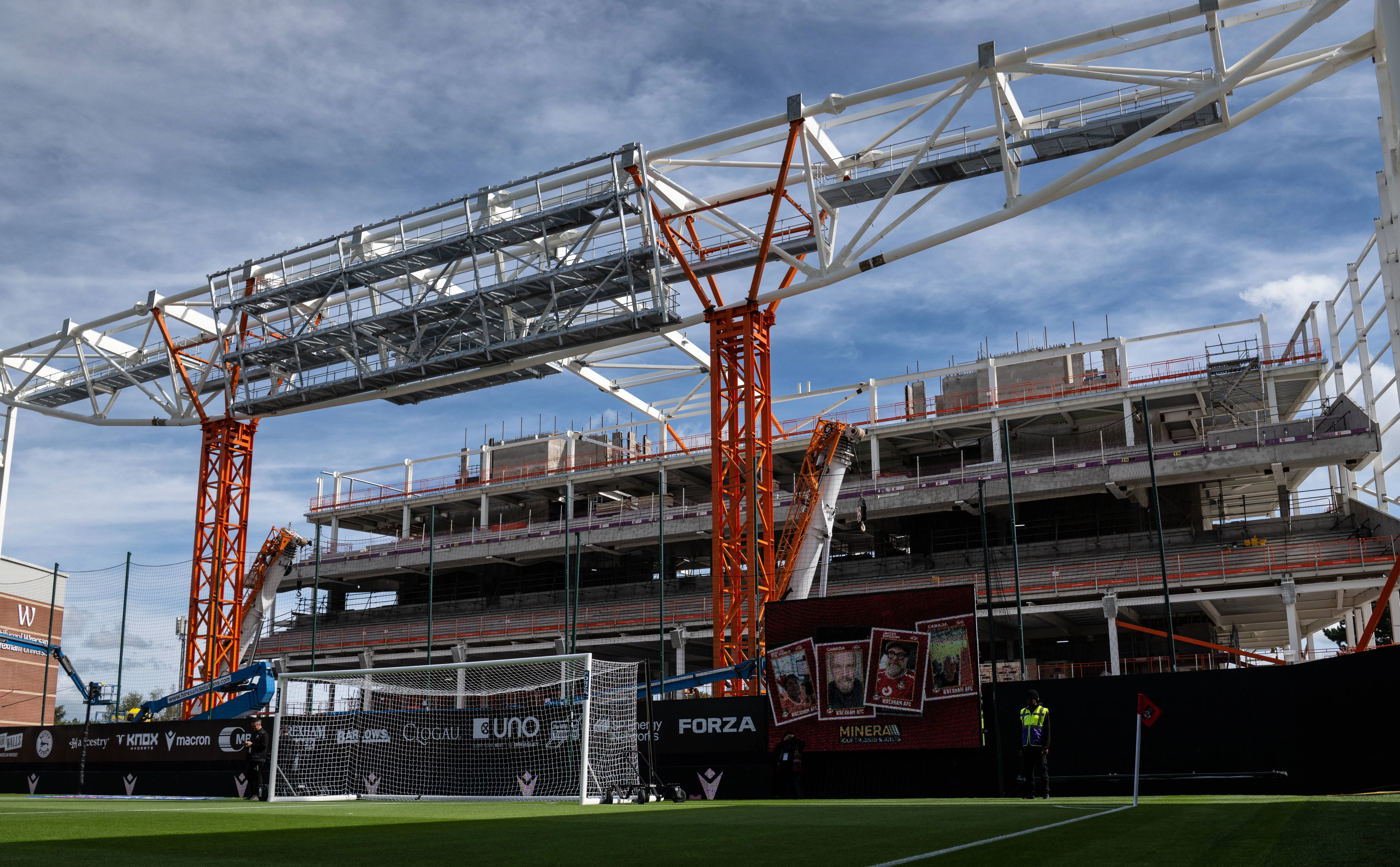 Populous helped design Wrexham's new Kop Stand as well as the Tottenham Hotspur Stadium