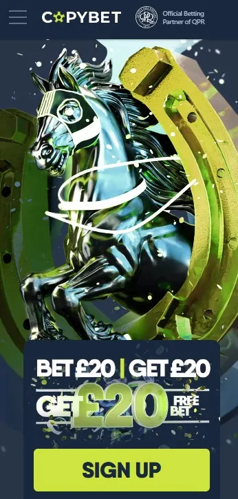 copybet new customer welcome offer: Bet 20 Get 20