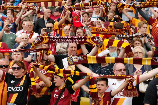 League Two away following - Bradford City fans