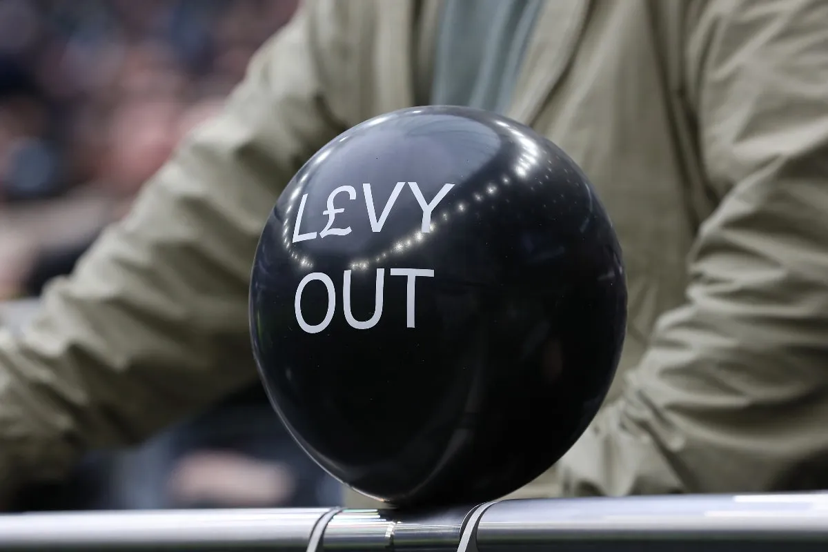 Tottenham Hotspur stdium protest