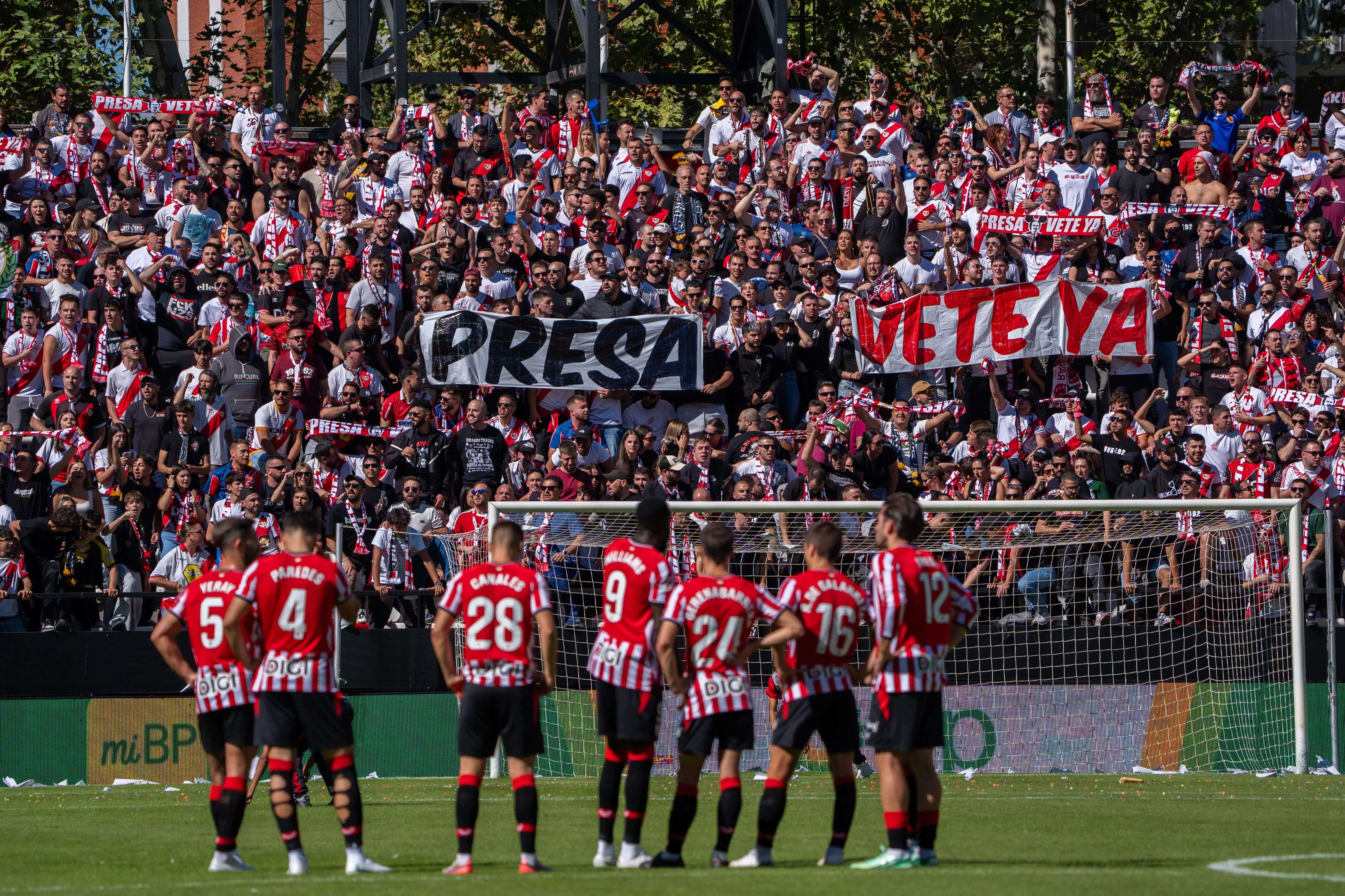 Rayo Vallecano fined and ordered to close Vallecas stand after fan trouble forces abandonment