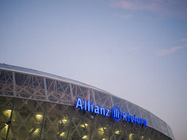 Nice away section at the Allianz Riviera