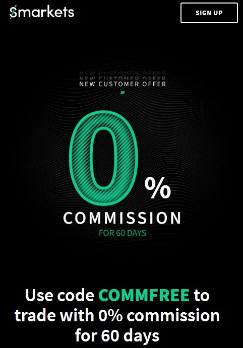 smarkets 0% commission trade offer for 60 days
