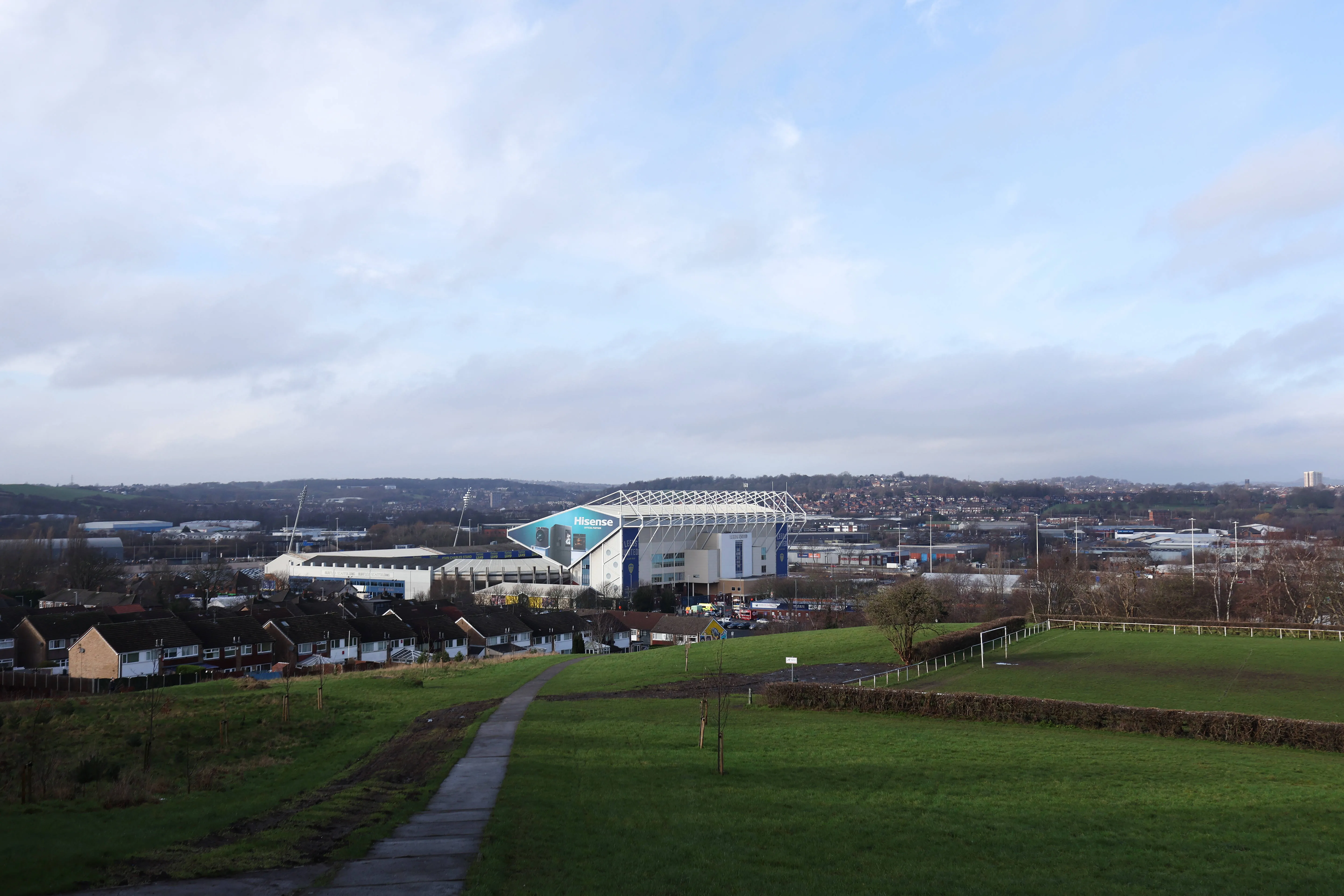 A view outside Elland Road