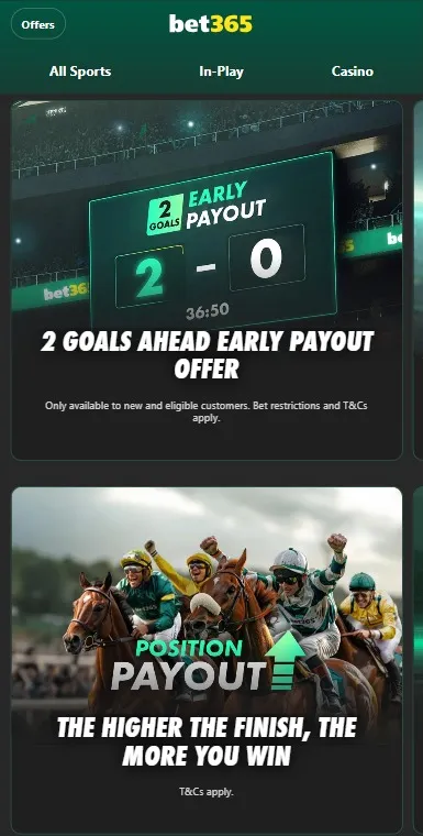 bet365 offers to existing customers