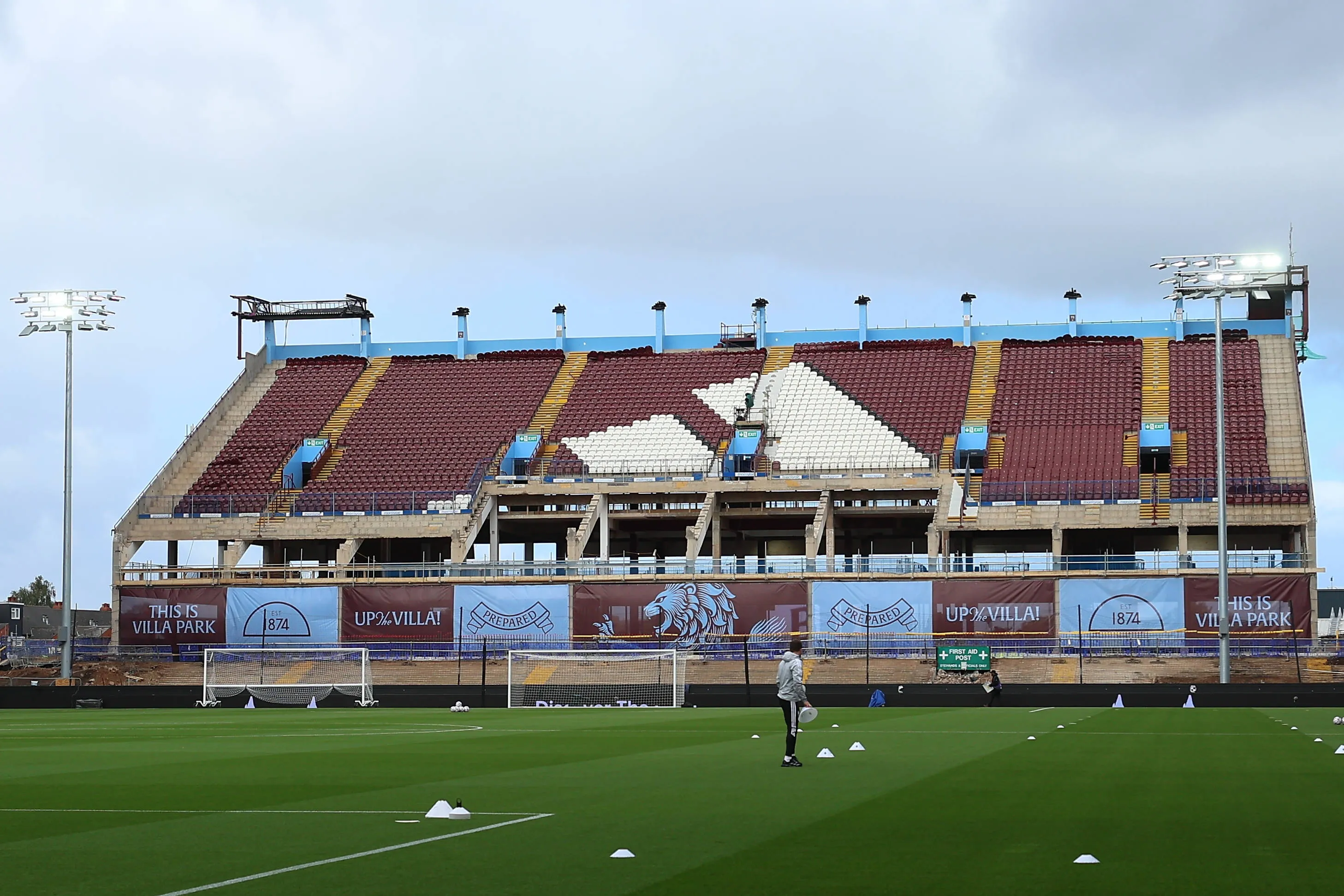 Latest Villa Park footage reveals new North Stand developments ahead of Champions League night