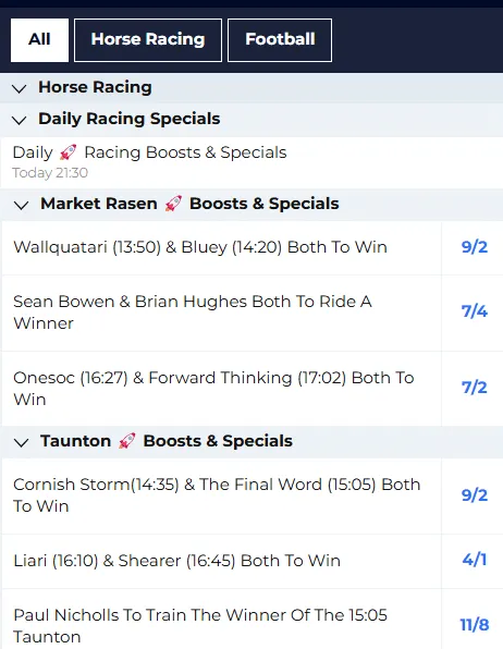 planet sport bet rocket boosts & markets