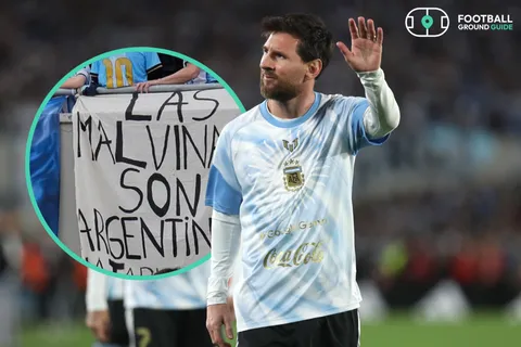 Argentina fans use Lionel Messi farewell match to reignite bitter Falklands row with England