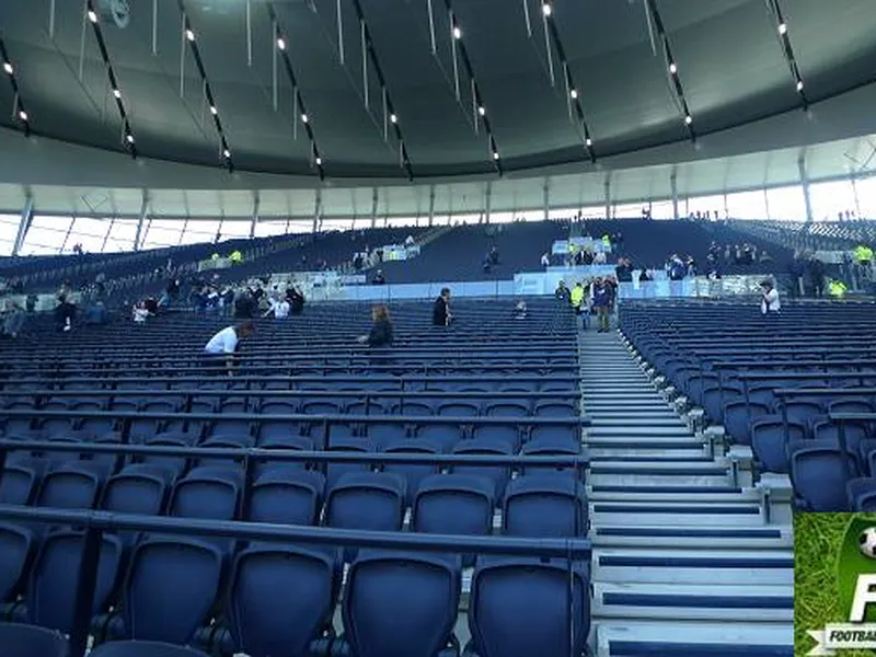 South Stand With Rail Seating