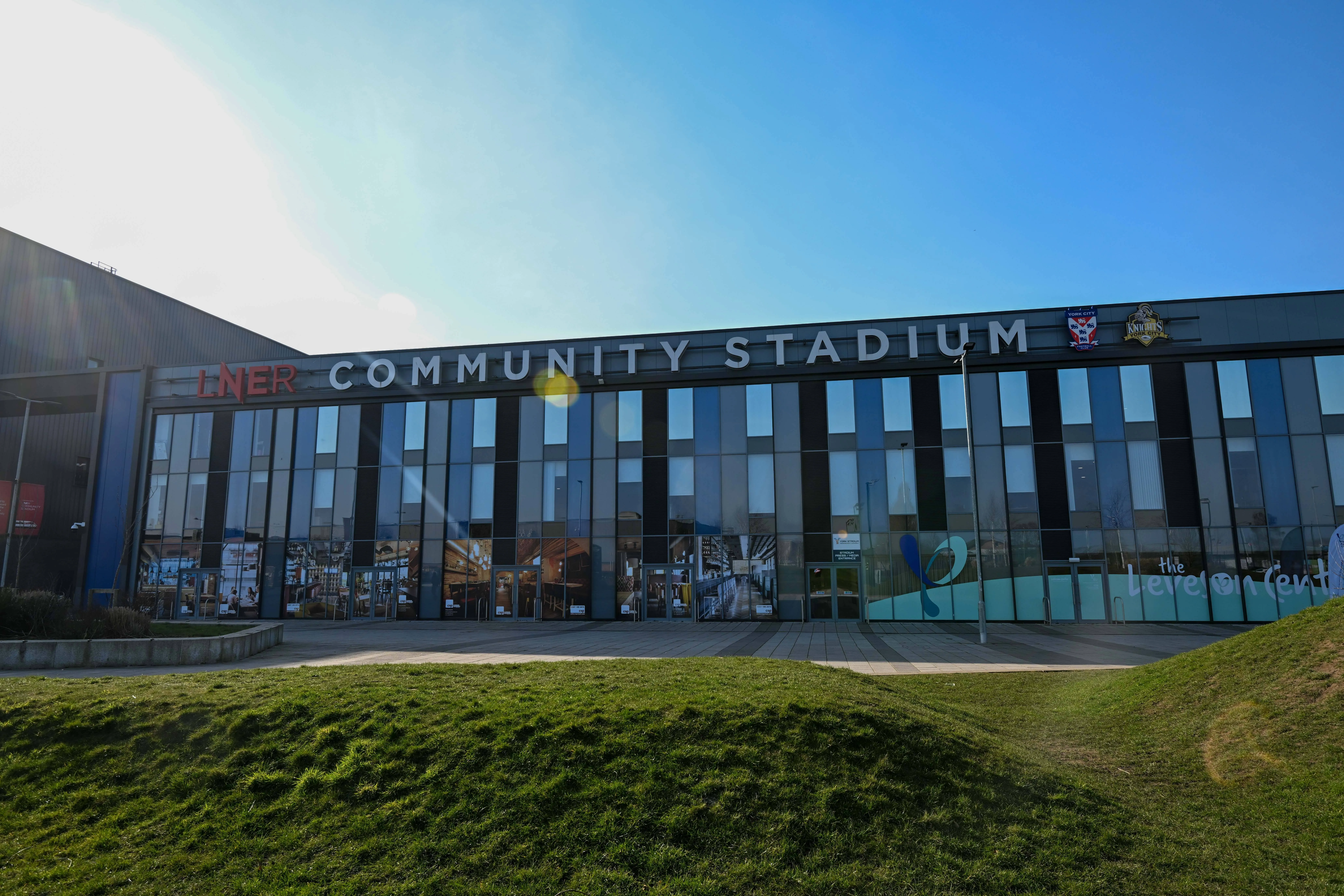 View outside the LNER Community Stadium