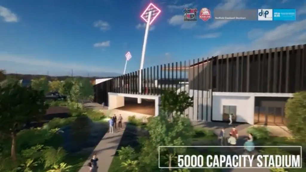 The Home of Football - New Sheffield FC Stadium - Artists impressions 2