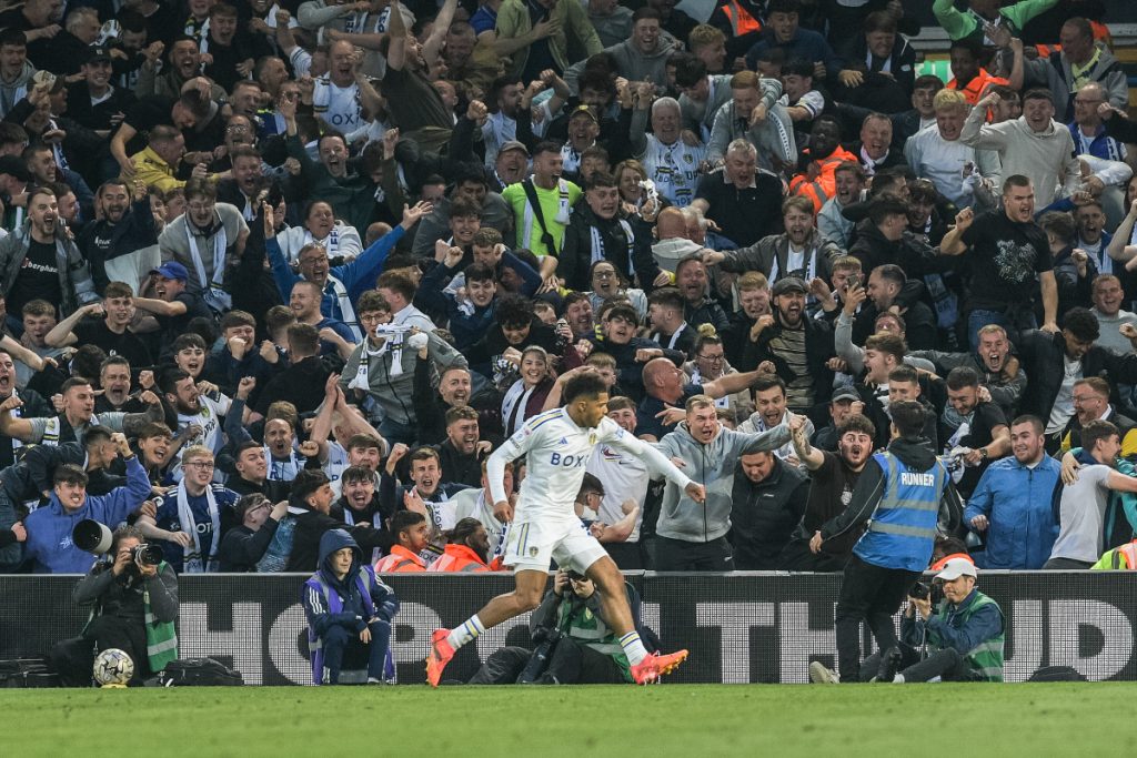 I predict a riot Leeds fans celebrate playoff win at Elland Road